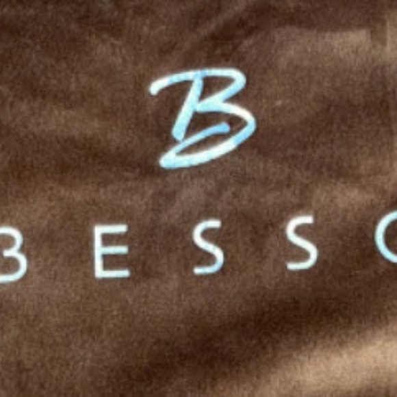 BESSO Brown Alligator Embossed Leather Handbag - Picture 11 of 11